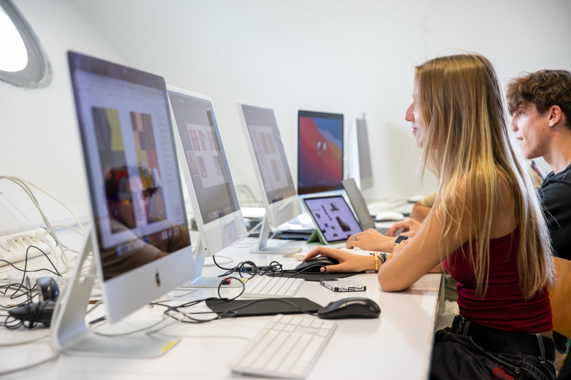 Photo d'étudiants au Campus Saint-Jean